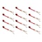 Tie 4 Safe 2" x 10' Tie Down Strap w/ TJ Cluster Hook for Wrecker Tow Truck Auto Hauling, 12PK TWS65-5210-TJ-R-12 - alternate 1